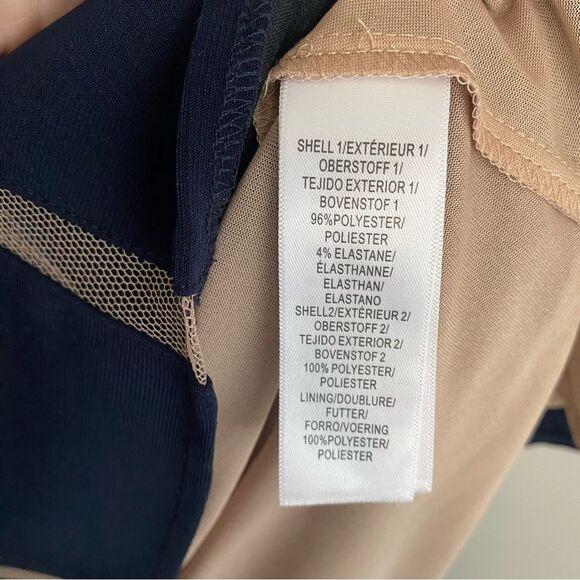 Adrianna Papell Women's Colorblocked Matte Jersey Fit and Flare Women's 14 NWT - Picture 5 of 10